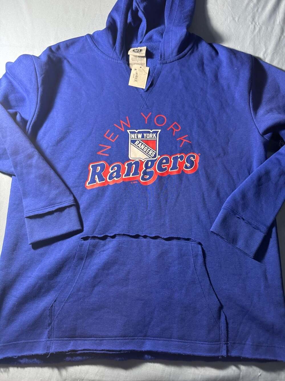 NHL New York Rangers Size S Blue Hoodie Sweatshirt